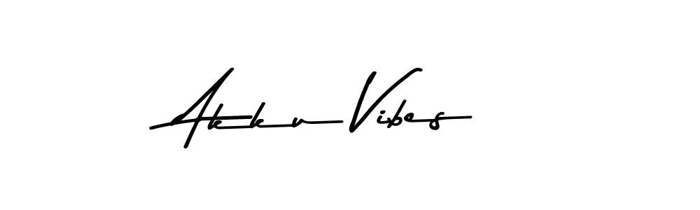 Use a signature maker to create a handwritten signature online. With this signature software, you can design (Asem Kandis PERSONAL USE) your own signature for name Akku Vibes. Akku Vibes signature style 9 images and pictures png