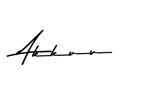 How to make Akkuu name signature. Use Asem Kandis PERSONAL USE style for creating short signs online. This is the latest handwritten sign. Akkuu signature style 9 images and pictures png