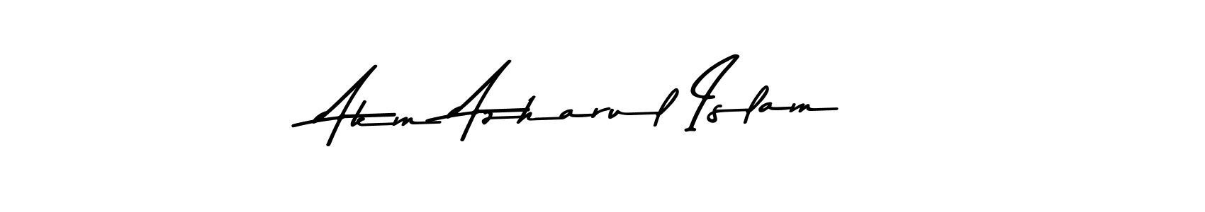 Use a signature maker to create a handwritten signature online. With this signature software, you can design (Asem Kandis PERSONAL USE) your own signature for name Akm Azharul Islam. Akm Azharul Islam signature style 9 images and pictures png