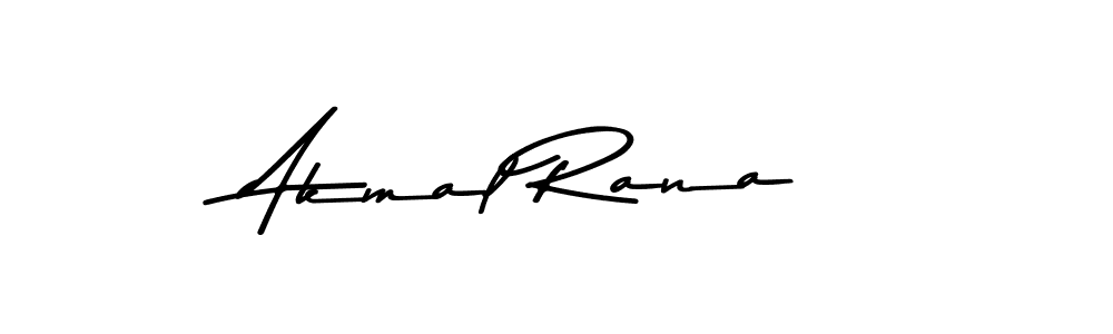 Akmal Rana stylish signature style. Best Handwritten Sign (Asem Kandis PERSONAL USE) for my name. Handwritten Signature Collection Ideas for my name Akmal Rana. Akmal Rana signature style 9 images and pictures png