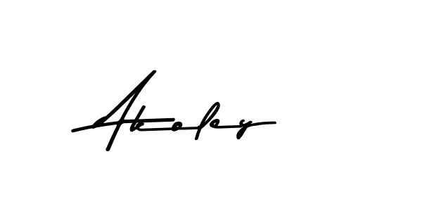 Also we have Akoley name is the best signature style. Create professional handwritten signature collection using Asem Kandis PERSONAL USE autograph style. Akoley signature style 9 images and pictures png