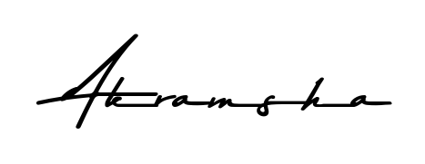 Try this chic Akramsha handwritten sign style. Using Asem Kandis PERSONAL USE font elements, it gives your name a sleek, memorable identity. Akramsha signature style 9 images and pictures png