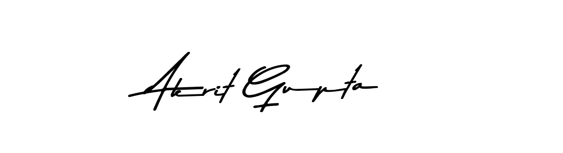 Akrit Gupta stylish signature style. Best Handwritten Sign (Asem Kandis PERSONAL USE) for my name. Handwritten Signature Collection Ideas for my name Akrit Gupta. Akrit Gupta signature style 9 images and pictures png