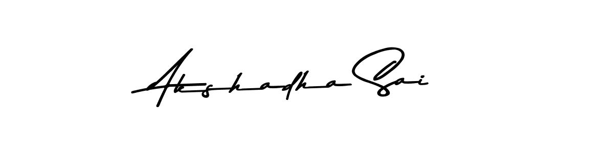 Use a signature maker to create a handwritten signature online. With this signature software, you can design (Asem Kandis PERSONAL USE) your own signature for name Akshadha Sai. Akshadha Sai signature style 9 images and pictures png