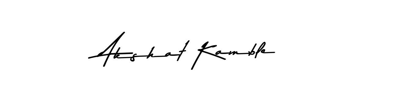 How to make Akshat Kamble signature? Asem Kandis PERSONAL USE is a professional autograph style. Create handwritten signature for Akshat Kamble name. Akshat Kamble signature style 9 images and pictures png