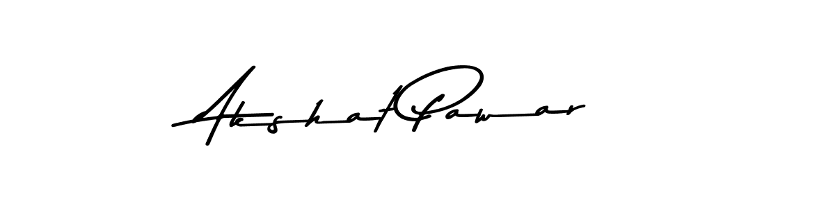 Create a beautiful signature design for name Akshat Pawar. With this signature (Asem Kandis PERSONAL USE) fonts, you can make a handwritten signature for free. Akshat Pawar signature style 9 images and pictures png