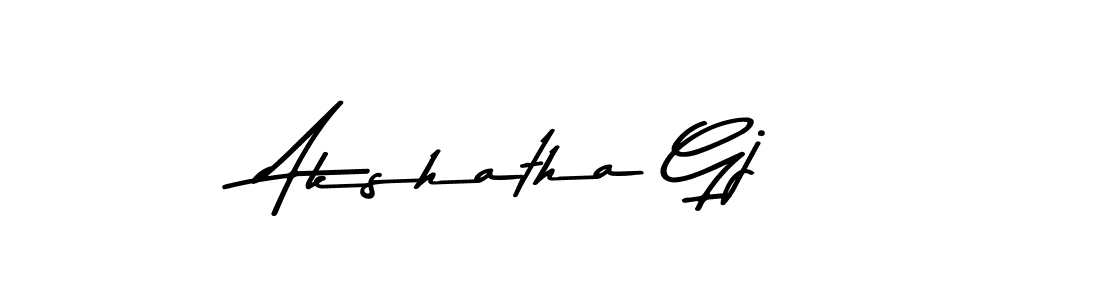 Make a beautiful signature design for name Akshatha Gj. Use this online signature maker to create a handwritten signature for free. Akshatha Gj signature style 9 images and pictures png