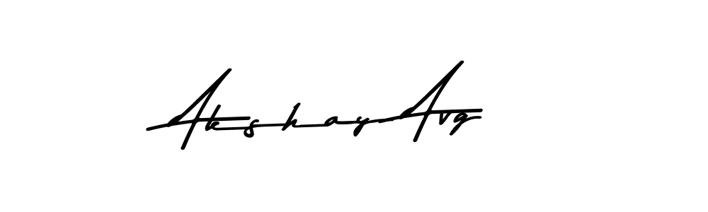 How to make Akshay Avg name signature. Use Asem Kandis PERSONAL USE style for creating short signs online. This is the latest handwritten sign. Akshay Avg signature style 9 images and pictures png