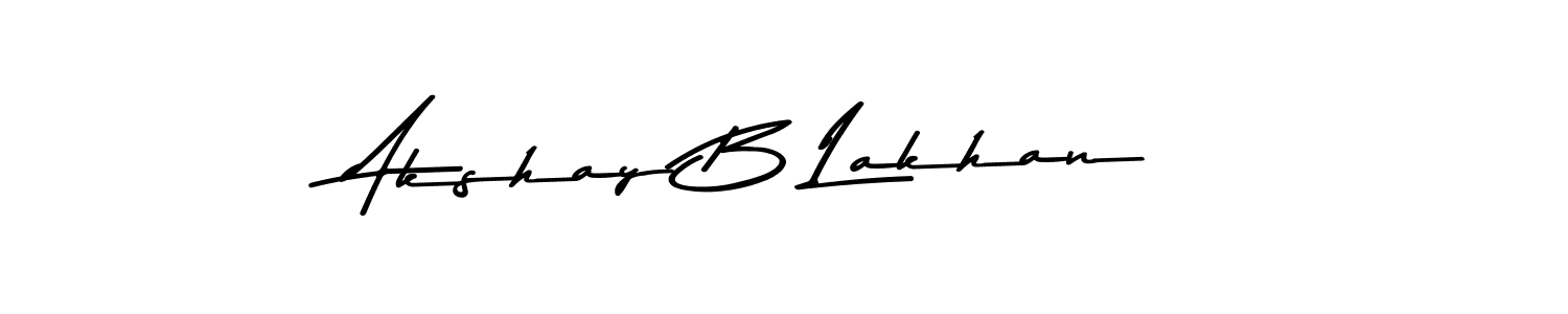 Similarly Asem Kandis PERSONAL USE is the best handwritten signature design. Signature creator online .You can use it as an online autograph creator for name Akshay B Lakhan. Akshay B Lakhan signature style 9 images and pictures png