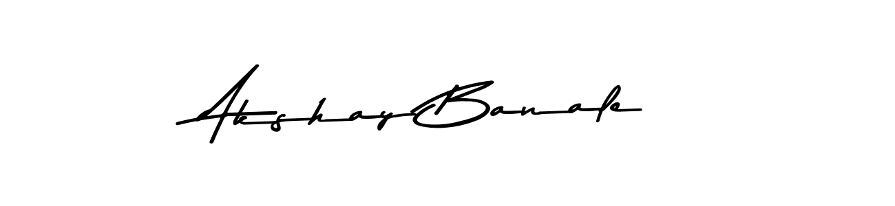 Use a signature maker to create a handwritten signature online. With this signature software, you can design (Asem Kandis PERSONAL USE) your own signature for name Akshay Banale. Akshay Banale signature style 9 images and pictures png