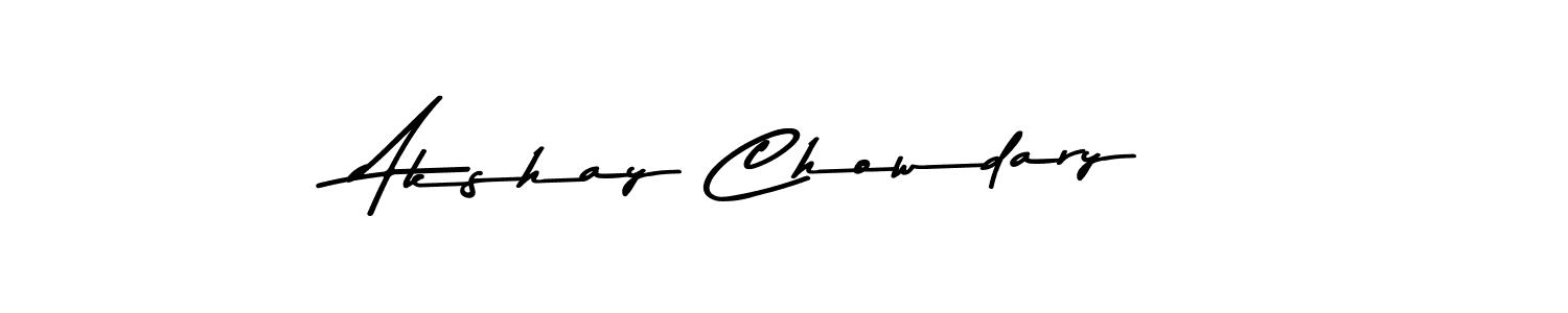 Create a beautiful signature design for name Akshay Chowdary. With this signature (Asem Kandis PERSONAL USE) fonts, you can make a handwritten signature for free. Akshay Chowdary signature style 9 images and pictures png