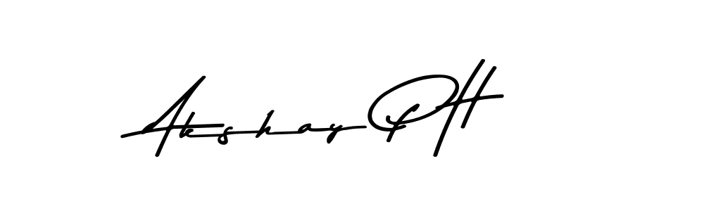 if you are searching for the best signature style for your name Akshay P H. so please give up your signature search. here we have designed multiple signature styles  using Asem Kandis PERSONAL USE. Akshay P H signature style 9 images and pictures png