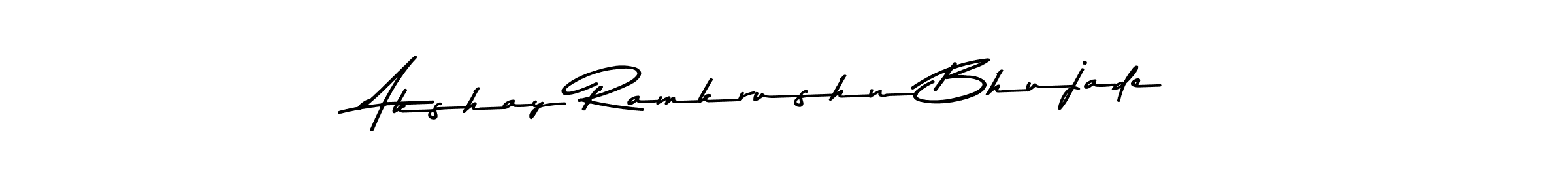 You can use this online signature creator to create a handwritten signature for the name Akshay Ramkrushn Bhujade. This is the best online autograph maker. Akshay Ramkrushn Bhujade signature style 9 images and pictures png