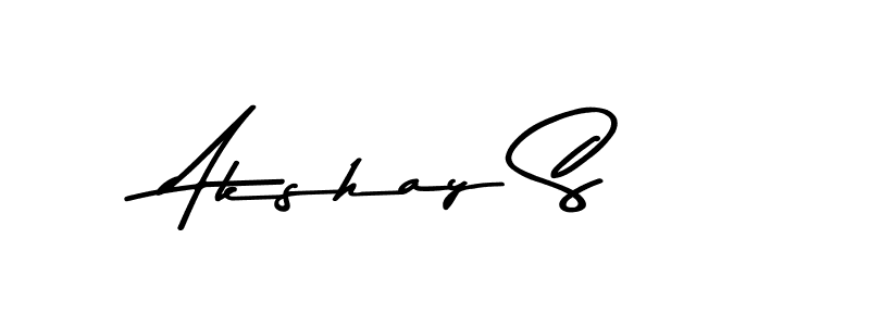 Use a signature maker to create a handwritten signature online. With this signature software, you can design (Asem Kandis PERSONAL USE) your own signature for name Akshay S. Akshay S signature style 9 images and pictures png