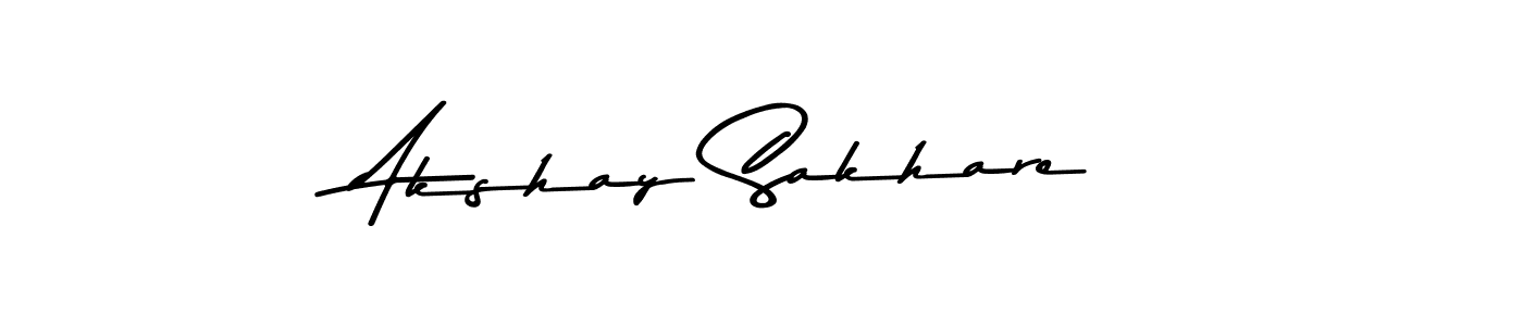 Use a signature maker to create a handwritten signature online. With this signature software, you can design (Asem Kandis PERSONAL USE) your own signature for name Akshay Sakhare. Akshay Sakhare signature style 9 images and pictures png