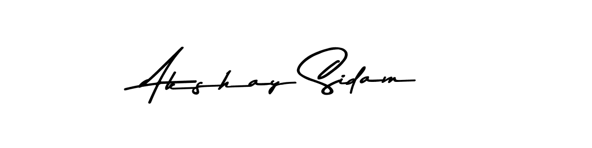 How to make Akshay Sidam signature? Asem Kandis PERSONAL USE is a professional autograph style. Create handwritten signature for Akshay Sidam name. Akshay Sidam signature style 9 images and pictures png
