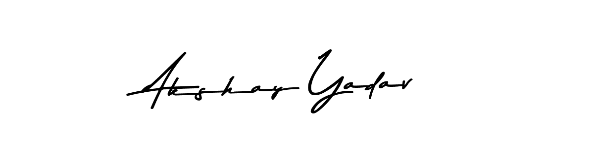 Here are the top 10 professional signature styles for the name Akshay Yadav. These are the best autograph styles you can use for your name. Akshay Yadav signature style 9 images and pictures png