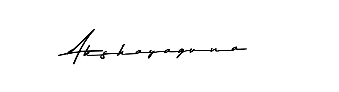 Use a signature maker to create a handwritten signature online. With this signature software, you can design (Asem Kandis PERSONAL USE) your own signature for name Akshayaguna. Akshayaguna signature style 9 images and pictures png