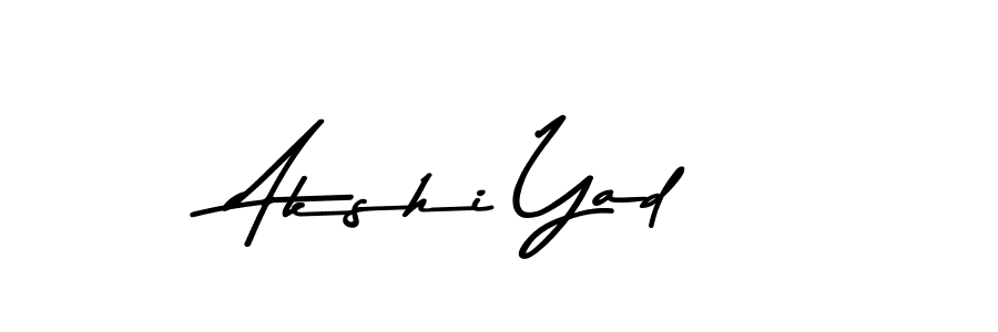 How to make Akshi Yad signature? Asem Kandis PERSONAL USE is a professional autograph style. Create handwritten signature for Akshi Yad name. Akshi Yad signature style 9 images and pictures png