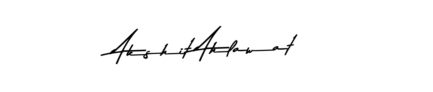 How to make Akshit Ahlawat name signature. Use Asem Kandis PERSONAL USE style for creating short signs online. This is the latest handwritten sign. Akshit Ahlawat signature style 9 images and pictures png