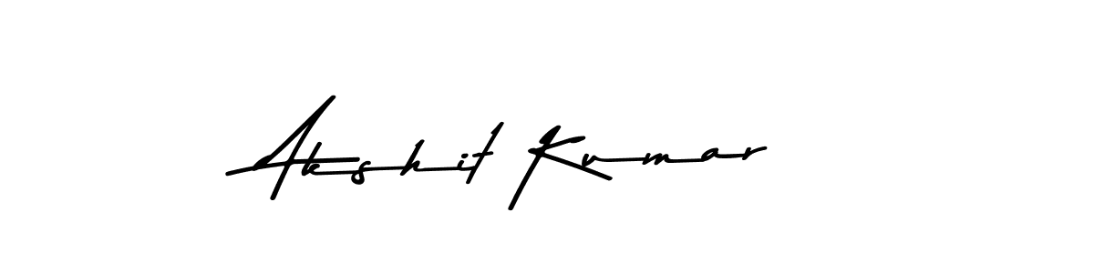 Make a beautiful signature design for name Akshit Kumar. With this signature (Asem Kandis PERSONAL USE) style, you can create a handwritten signature for free. Akshit Kumar signature style 9 images and pictures png