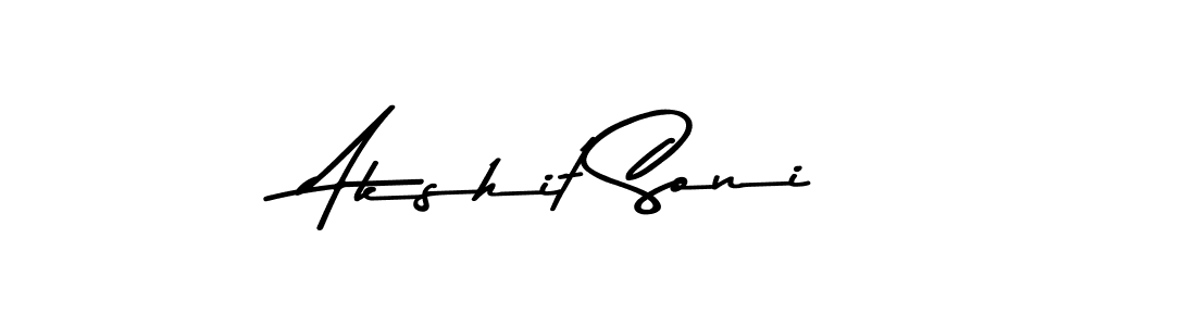 Design your own signature with our free online signature maker. With this signature software, you can create a handwritten (Asem Kandis PERSONAL USE) signature for name Akshit Soni. Akshit Soni signature style 9 images and pictures png