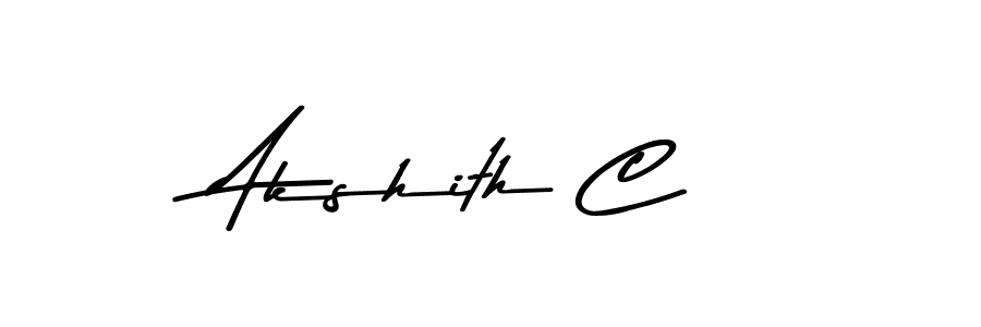 Here are the top 10 professional signature styles for the name Akshith C. These are the best autograph styles you can use for your name. Akshith C signature style 9 images and pictures png