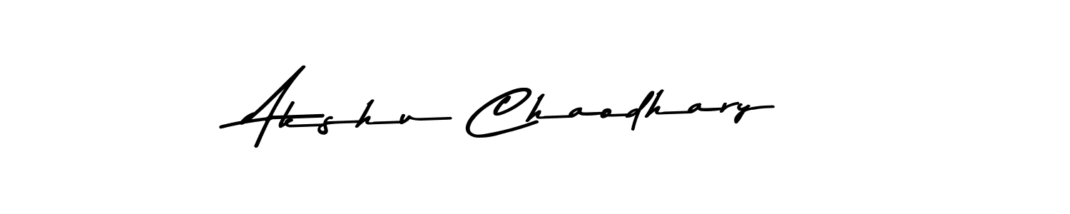 How to make Akshu Chaodhary signature? Asem Kandis PERSONAL USE is a professional autograph style. Create handwritten signature for Akshu Chaodhary name. Akshu Chaodhary signature style 9 images and pictures png