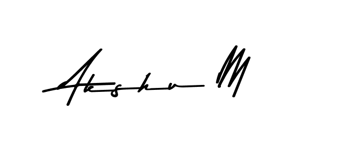 Also You can easily find your signature by using the search form. We will create Akshu M name handwritten signature images for you free of cost using Asem Kandis PERSONAL USE sign style. Akshu M signature style 9 images and pictures png