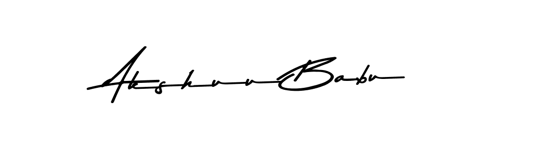 if you are searching for the best signature style for your name Akshuu Babu. so please give up your signature search. here we have designed multiple signature styles  using Asem Kandis PERSONAL USE. Akshuu Babu signature style 9 images and pictures png