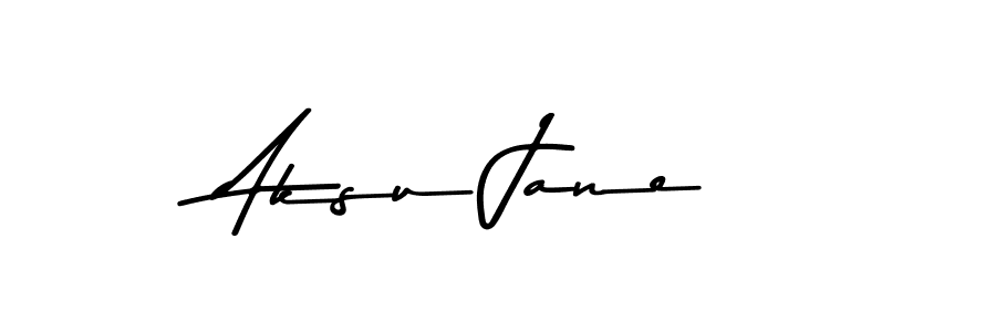 Make a beautiful signature design for name Aksu Jane. Use this online signature maker to create a handwritten signature for free. Aksu Jane signature style 9 images and pictures png