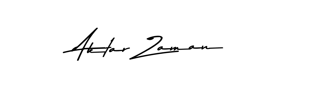 Design your own signature with our free online signature maker. With this signature software, you can create a handwritten (Asem Kandis PERSONAL USE) signature for name Aktar Zaman. Aktar Zaman signature style 9 images and pictures png