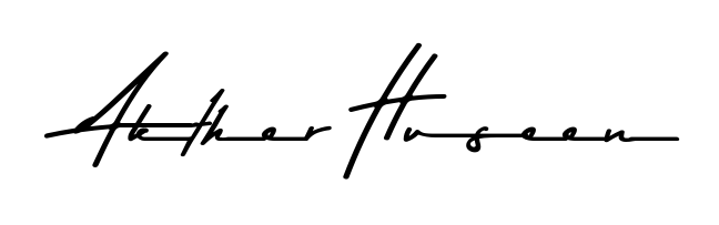 Enhance your business communications with Akther Huseen signature in Asem Kandis PERSONAL USE lettering. Clean, modern, and universally compatible. Akther Huseen signature style 9 images and pictures png