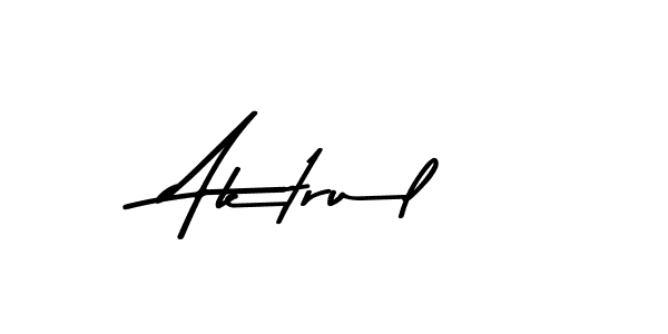 Here are the top 10 professional signature styles for the name Aktrul. These are the best autograph styles you can use for your name. Aktrul signature style 9 images and pictures png