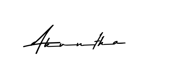 The best way (Asem Kandis PERSONAL USE) to make a short signature is to pick only two or three words in your name. The name Akuntha include a total of six letters. For converting this name. Akuntha signature style 9 images and pictures png