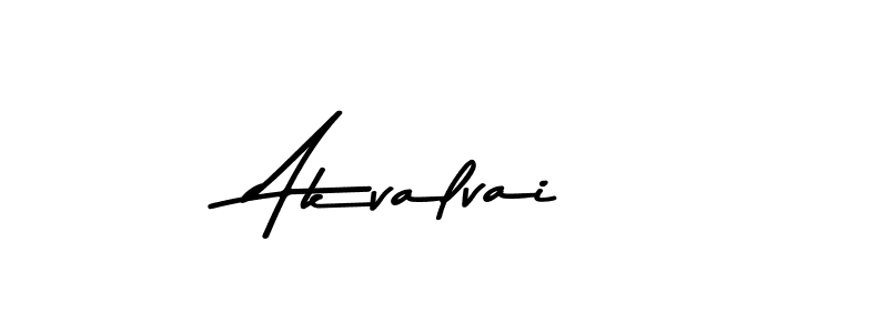 How to make Akvalvai name signature. Use Asem Kandis PERSONAL USE style for creating short signs online. This is the latest handwritten sign. Akvalvai signature style 9 images and pictures png