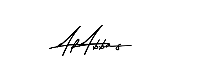 How to make Al Abbas name signature. Use Asem Kandis PERSONAL USE style for creating short signs online. This is the latest handwritten sign. Al Abbas signature style 9 images and pictures png