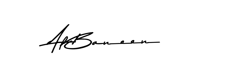 Create a beautiful signature design for name Al Baneen. With this signature (Asem Kandis PERSONAL USE) fonts, you can make a handwritten signature for free. Al Baneen signature style 9 images and pictures png