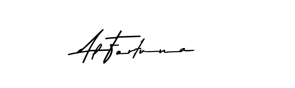 How to make Al Fortuna name signature. Use Asem Kandis PERSONAL USE style for creating short signs online. This is the latest handwritten sign. Al Fortuna signature style 9 images and pictures png