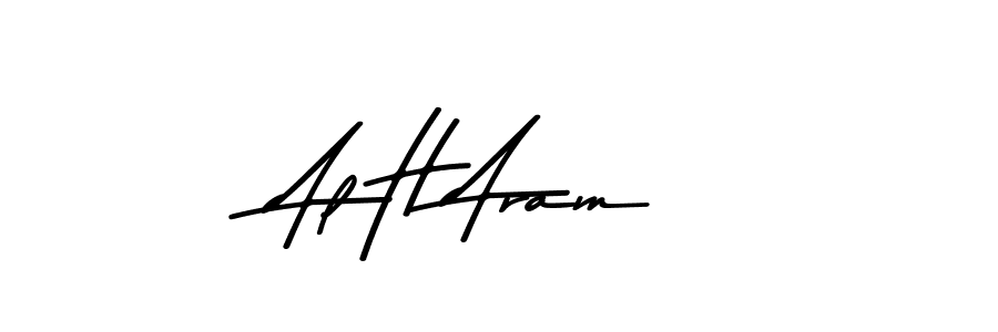 You should practise on your own different ways (Asem Kandis PERSONAL USE) to write your name (Al H Aram) in signature. don't let someone else do it for you. Al H Aram signature style 9 images and pictures png