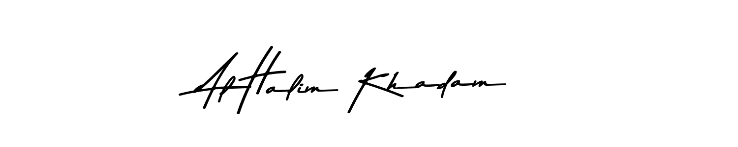 Also You can easily find your signature by using the search form. We will create Al Halim Khadam name handwritten signature images for you free of cost using Asem Kandis PERSONAL USE sign style. Al Halim Khadam signature style 9 images and pictures png