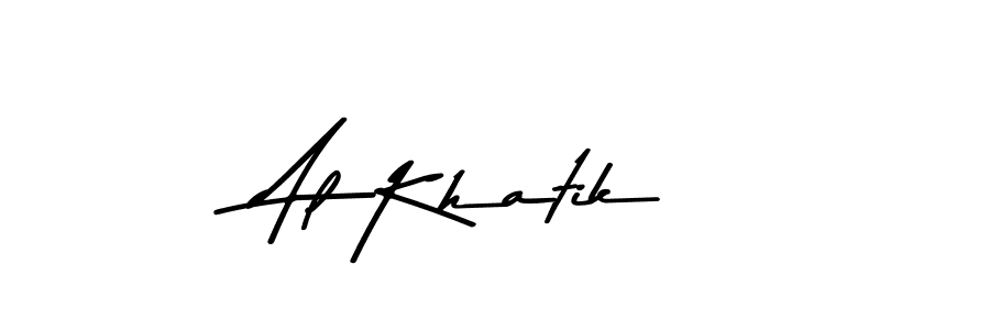 Make a beautiful signature design for name Al Khatik. Use this online signature maker to create a handwritten signature for free. Al Khatik signature style 9 images and pictures png