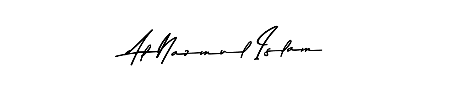 Make a beautiful signature design for name Al Nazmul Islam. With this signature (Asem Kandis PERSONAL USE) style, you can create a handwritten signature for free. Al Nazmul Islam signature style 9 images and pictures png