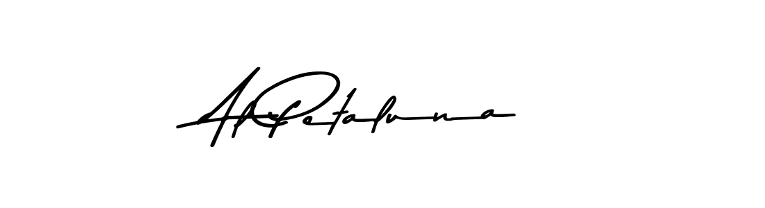 Similarly Asem Kandis PERSONAL USE is the best handwritten signature design. Signature creator online .You can use it as an online autograph creator for name Al Petaluna. Al Petaluna signature style 9 images and pictures png