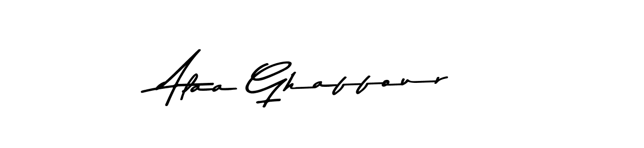 Make a beautiful signature design for name Alaa Ghaffour. Use this online signature maker to create a handwritten signature for free. Alaa Ghaffour signature style 9 images and pictures png