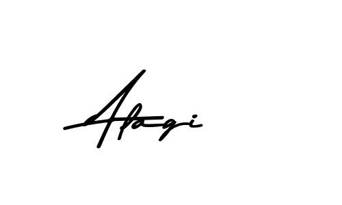 Design your own signature with our free online signature maker. With this signature software, you can create a handwritten (Asem Kandis PERSONAL USE) signature for name Alagi. Alagi signature style 9 images and pictures png