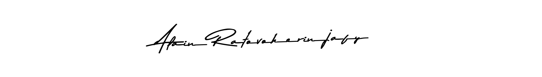 Alain Ratovoherinjafy stylish signature style. Best Handwritten Sign (Asem Kandis PERSONAL USE) for my name. Handwritten Signature Collection Ideas for my name Alain Ratovoherinjafy. Alain Ratovoherinjafy signature style 9 images and pictures png