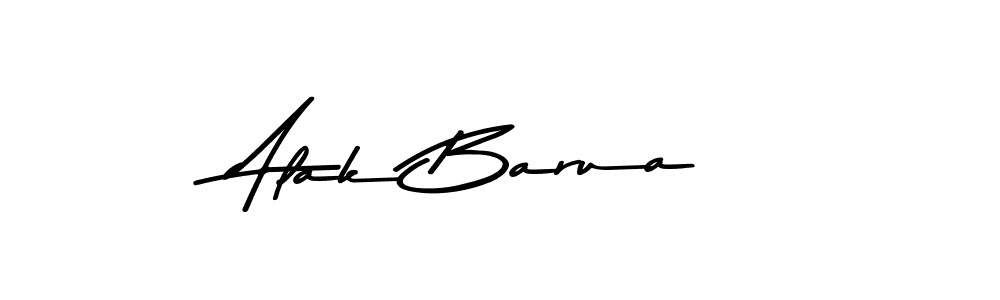 The best way (Asem Kandis PERSONAL USE) to make a short signature is to pick only two or three words in your name. The name Alak Barua include a total of six letters. For converting this name. Alak Barua signature style 9 images and pictures png