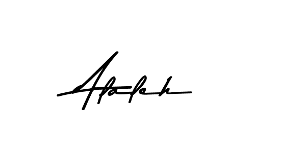 Make a beautiful signature design for name Alaleh. With this signature (Asem Kandis PERSONAL USE) style, you can create a handwritten signature for free. Alaleh signature style 9 images and pictures png