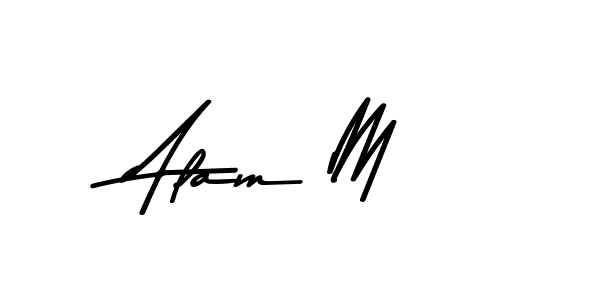 Use a signature maker to create a handwritten signature online. With this signature software, you can design (Asem Kandis PERSONAL USE) your own signature for name Alam M. Alam M signature style 9 images and pictures png